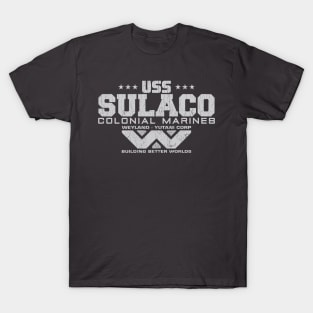 USS SULACO - Weyland Corp T-Shirt